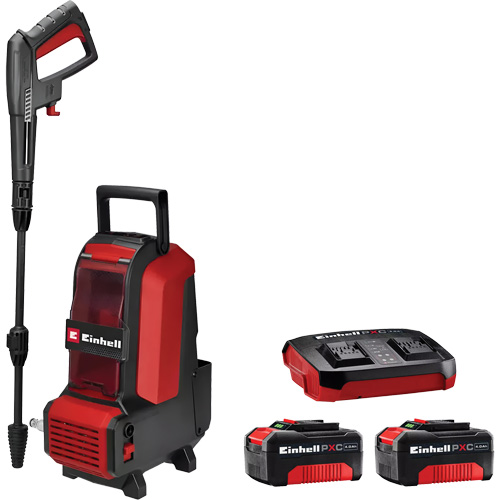 Laveuse &agrave; haute pression sans fil avec batterie 4 Ah PXC et ensemble de d&eacute;part de chargeur, &agrave; pile, 1522 psi, 1,23 gal./min NTL Industrial