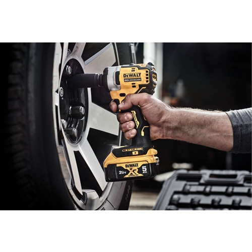 Cordless Impact Wrench with Hog Ring Anvil, 20 V, 1/2" Socket NTL Industrial