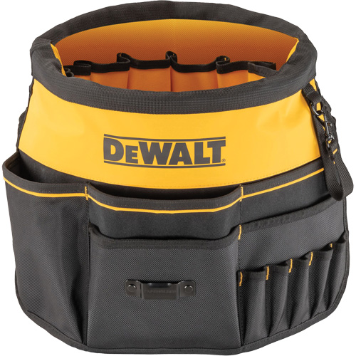 Bucket Tool Organizer, 19-3/4" L x 2" W x 19-5/8" H, Black/Yellow NTL Industrial