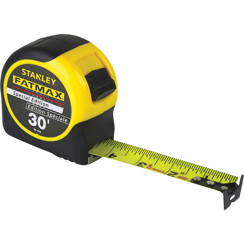 Ruban &agrave; mesurer FATMAX Special Edition, 1-1/4" x 30', Marques de goujon Imp&eacute;rial NTL Industrial