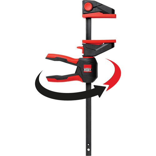 One-Hand Bar Trigger Clamps with 360° Rotating Handle, 4-1/2" (114.3 mm) NTL Industrial