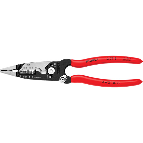 Pince &agrave; d&eacute;nuder forg&eacute;e, 8" lo, 10 - 20 AWG NTL Industrial
