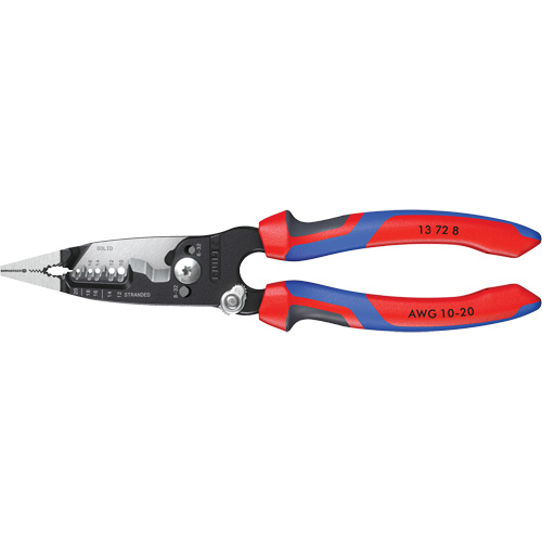 Pince &agrave; d&eacute;nuder forg&eacute;e avec poign&eacute;e KNIPEXTEND, 8" lo, 10 - 20 AWG NTL Industrial