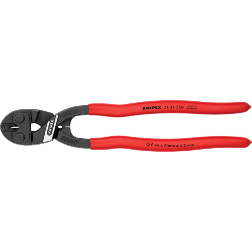 Coupe-boulons compact &agrave; levier d&eacute;multipli&eacute; CoBolt&reg; XL avec lame &agrave; encoche, 10" l, Coupe centrale NTL Industrial