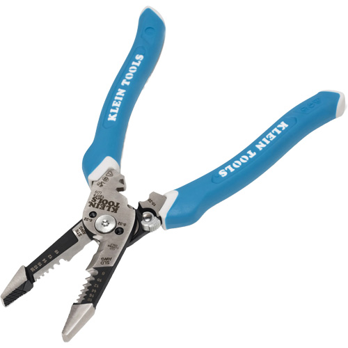 Slim Forged Wire Stripper/Cutter with Straight Handles, 8-1/4" L NTL Industrial