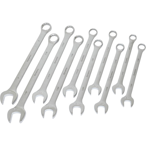 Jeu de cl&eacute;s SAE s&eacute;rie entrepreneur, Combinaison, 10 morceaux, Imp&eacute;rial NTL Industrial