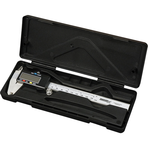 Digital Caliper, 0.0005" (0.01 mm) Resolution, 0" - 6" (0 mm - 150 mm) Range NTL Industrial