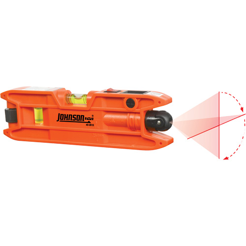 Torpedo Laser Level, 7" L, Plastic, 3 Vials, Magnetic NTL Industrial