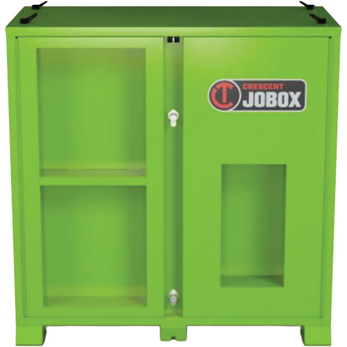 Armoire de rangement d'&eacute;PI sur place, Acier, Vert lime haute visibilit&eacute; NTL Industrial