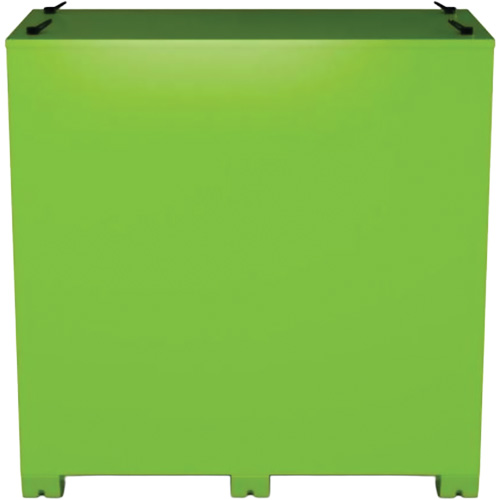 Armoire de rangement d'&eacute;PI sur place, Acier, Vert lime haute visibilit&eacute; NTL Industrial
