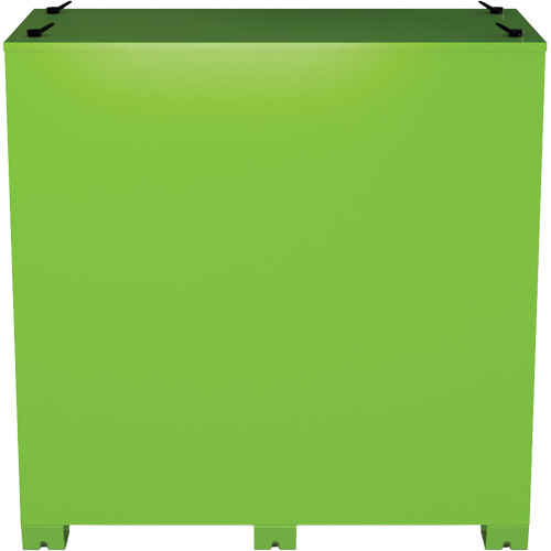 Armoire ventil&eacute;e pour le rangement d'&eacute;PI sur place, Acier, Vert lime haute visibilit&eacute; NTL Industrial