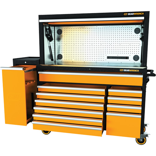 Jeu d'outils pour maître m&eacute;canicien MEGAMOD dans des plateaux en mousse modulaire de premi&egrave;re qualit&eacute; avec rangement pour les outils et l&eacute;quipement datelier, 1331 morcea NTL Industrial