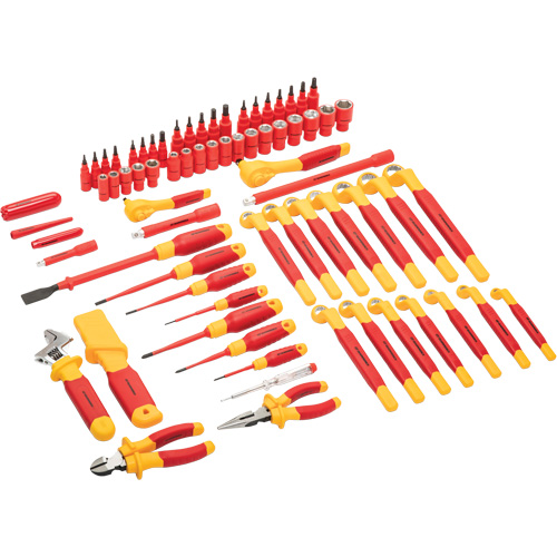 Jeu d'outils VDE isol&eacute;s, 1000 V, 72 M NTL Industrial