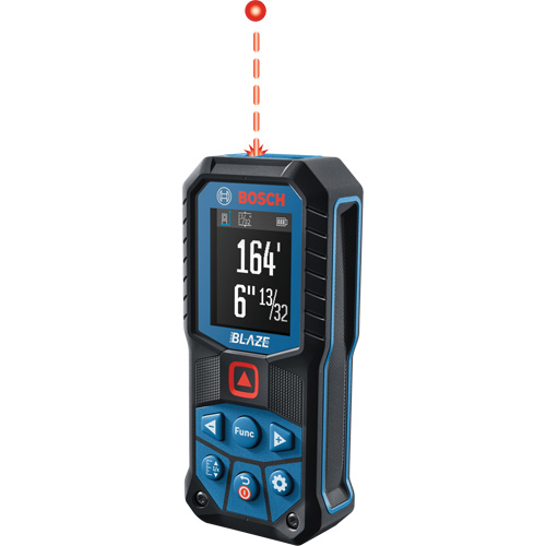 T&eacute;l&eacute;m&egrave;tre laser rouge BLAZE, 0.0' - 165' (0.0 m - 50,2 m) Gamme de mesure, Num&eacute;rique (&eacute;lectronique) NTL Industrial