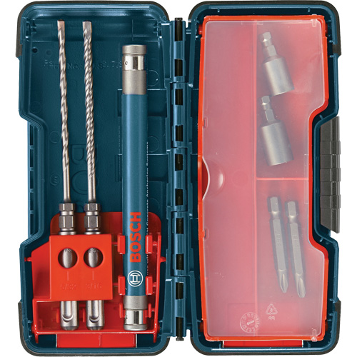SDS-plus&reg; Bulldog Anchor Drive Installation Set, 7 Pieces, Carbide NTL Industrial
