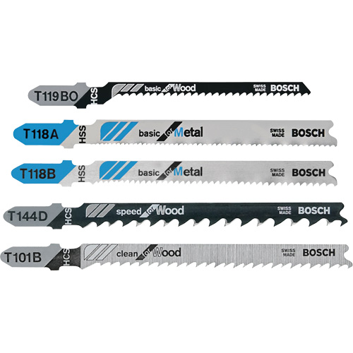 T-Shank Jig Saw Blade Set for Wood and Metal NTL Industrial
