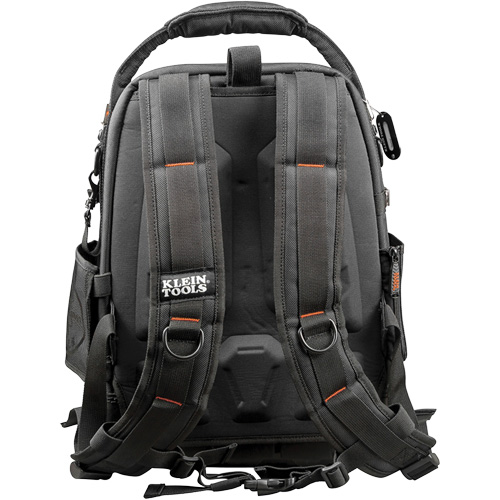 Sac &agrave; outils dorsal Tradesman Pro Tool Master, 11" lo x 13-1/2" la, Noir/Gris/Orange, Polyester NTL Industrial