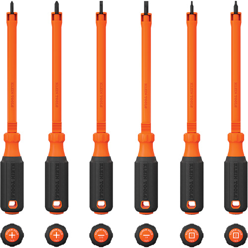 Insulated Hooded Screw Holding Screwdriver Set, 1000 V, 6 Pcs NTL Industrial