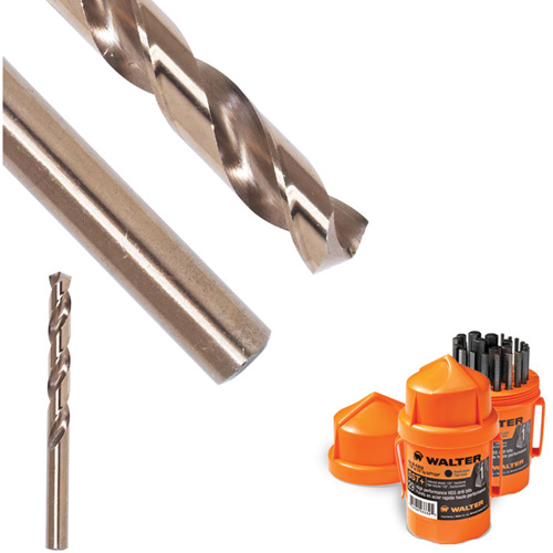 Foret s&eacute;rie courte SST+, Acier rapide, 27/64", 5-9/16" lo, 3-11/16" Cannelure, 135° Angle NTL Industrial