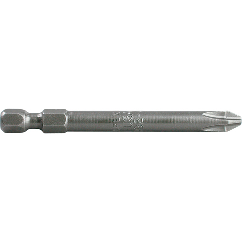 EMBOUTS &agrave; MANDRIN 1/4" PHILLIPS, Phillips, Embout #1, Prise 1/4", Longueur 2-3/4" NTL Industrial
