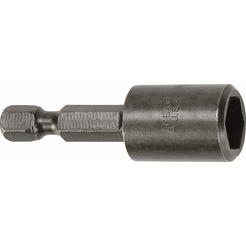 Tourne-&eacute;crou pour vis SAE de feuille m&eacute;tallique, Embout 1/4", Prise 1/4", 1-3/4" lo, Magn&eacute;tique NTL Industrial
