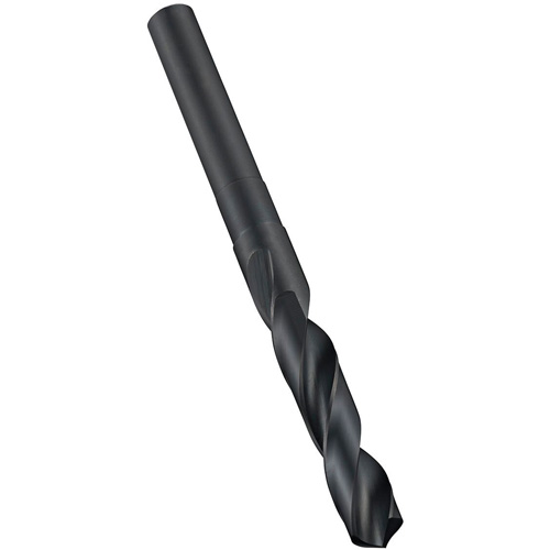 Foret raccourci &agrave; queue cylindrique, 59/64", Acier rapide, Cannelure 3", Pointe de 118° NTL Industrial