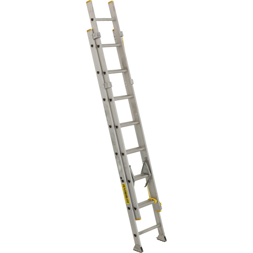 Industrial Heavy-Duty Extension Ladders, 300 lbs. Cap., 13' H, Grade 1A NTL Industrial