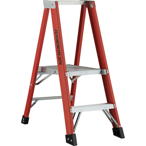 Industrial Extra Heavy-Duty Platform Stepladder (6500 AA Series), 4', 375 lbs. Cap. NTL Industrial