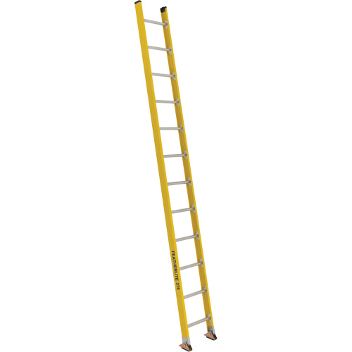 Industrial Extra Heavy-Duty Straight Ladders (5600 Series), 12', Fibreglass, 375 lbs., CSA Grade 1AA NTL Industrial