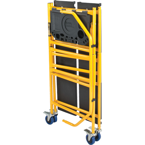 Jobsite Series 4' Safety Rail & Tool Shelf Scaffold Kit, Steel Frame, 49-1/2" D x 57-3/4" H NTL Industrial