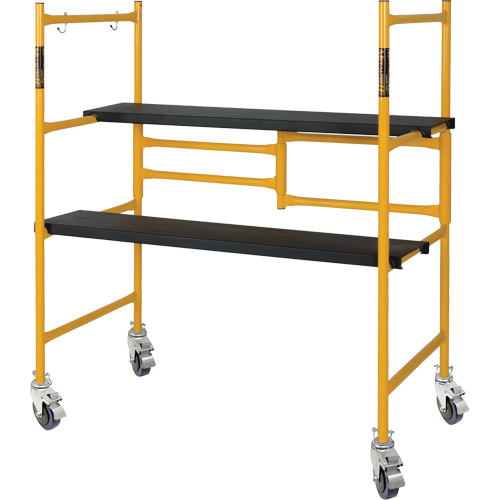 Jobsite Series 4' Basic Mini Scaffold Kit, Steel Frame, 41" D x 45-3/4" H NTL Industrial