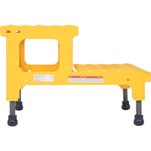 Adjustable Step-Mate Stand, 2 Step(s), 23-13/16" W x 22-7/8" L x 15-1/4" H, 500 lbs. Capacity NTL Industrial