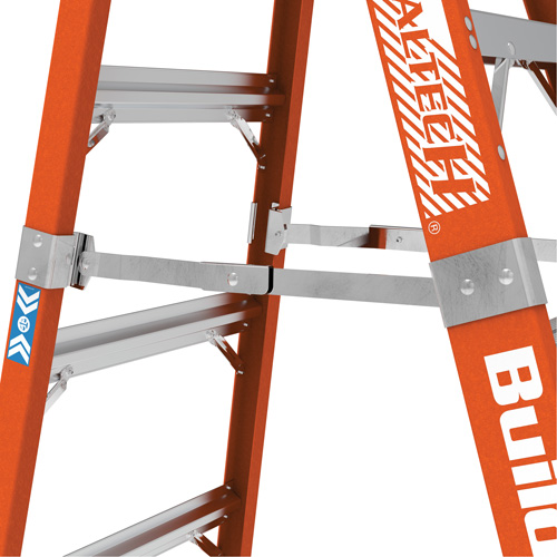 BuildMan&reg; Step Ladder, 8', Fibreglass, 375 lbs. Capacity, Type 1AA NTL Industrial