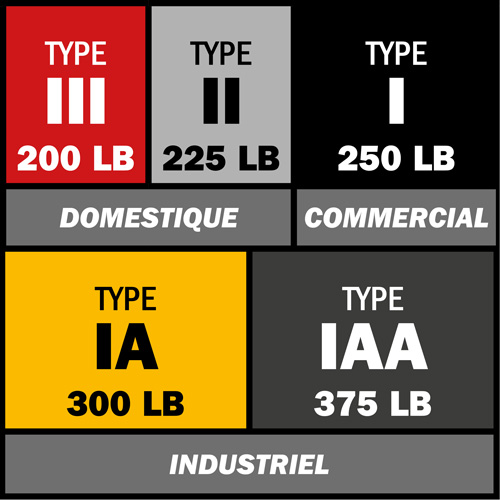 Step Ladder with Paint Tray, 4', Fibreglass, 250 lbs. Capacity, Type 1 NTL Industrial