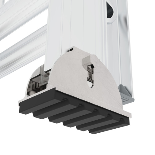 Jobsite Series Extension Ladder, 225 lbs. Cap., 28' H, Grade 2 NTL Industrial