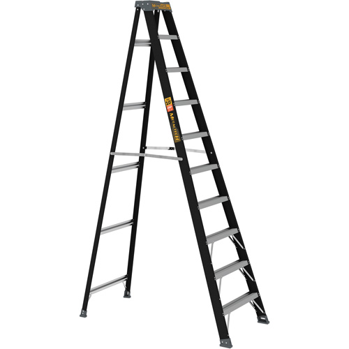 Step Ladder, 10', Fibreglass, 250 lbs. Capacity, Type 1 NTL Industrial