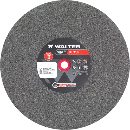 Bench Grinding Wheels, 10" x 1", 1" Arbor, 1 NTL Industrial