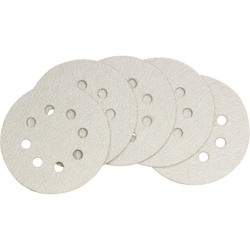 Random Orbit Sander Abrasive Sandpaper - 5-Pack, 5" Dia., 60 Grit NTL Industrial