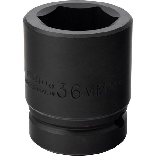 Socket, Impact, 36 mm, 1" Drive, 6 Points NTL Industrial