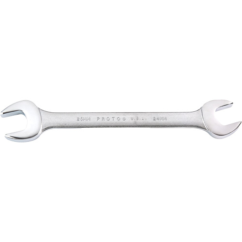Open-End Wrench, 24 mm x 26 mm, Satin NTL Industrial