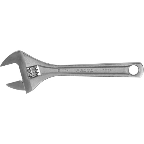 Adjustable Wrench, 6" L, Plain NTL Industrial