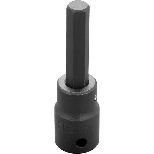 Embout &agrave; ins&eacute;rer, Hexagonale, 10 mm x 3-1/4" lo, Prise 1/2" NTL Industrial