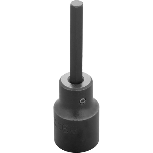Embout &agrave; ins&eacute;rer, Hexagonale, 6 mm x 3-1/4" lo, Prise 1/2" NTL Industrial