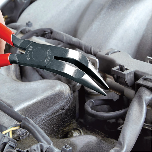 Pince &agrave; bec long de 8" avec angle de sans couteau NTL Industrial