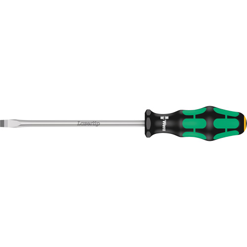 Tapered Slotted Screwdriver, 7 mm, 10-1/16" L, Plastic Handle NTL Industrial