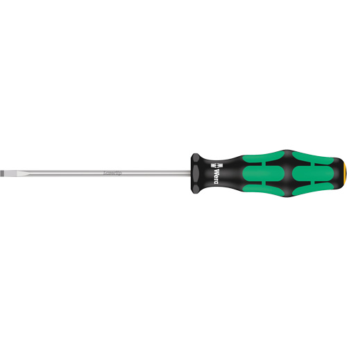 Tournevis pour vis &agrave; fente, Tige de 3,5 mm, Ronde, 7-1/8" lo, Prise en Plastique NTL Industrial
