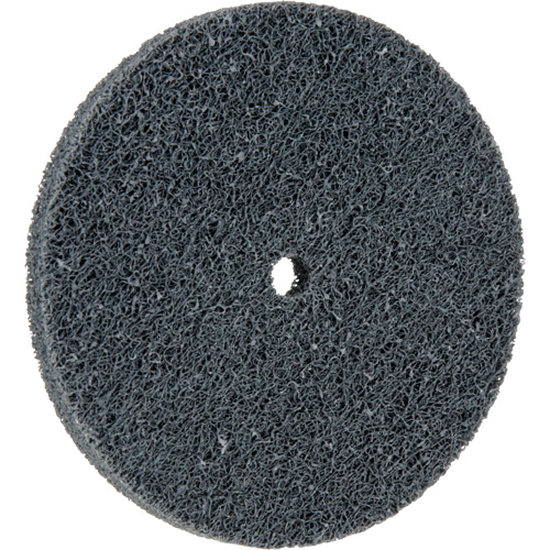 Meule homog&egrave;ne &agrave; faible densit&eacute; de s&eacute;rie 500 Standard Abrasives, 3" x 1/4", Arbre de 1/4", Grain de Fin, Carbure de silicium NTL Industrial
