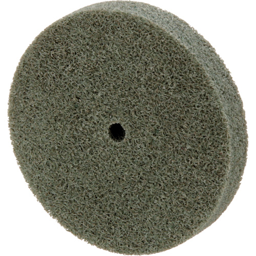 Meule homog&egrave;ne &agrave; faible densit&eacute; de s&eacute;rie 500 Standard Abrasives, 3" x 1/2", Arbre de 1/4", Grain de Moyen, Oxyde d'aluminium NTL Industrial