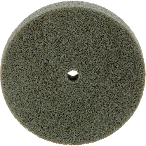 Meule homog&egrave;ne &agrave; faible densit&eacute; de s&eacute;rie 500 Standard Abrasives, 3" x 1/2", Arbre de 1/4", Grain de Moyen, Oxyde d'aluminium NTL Industrial