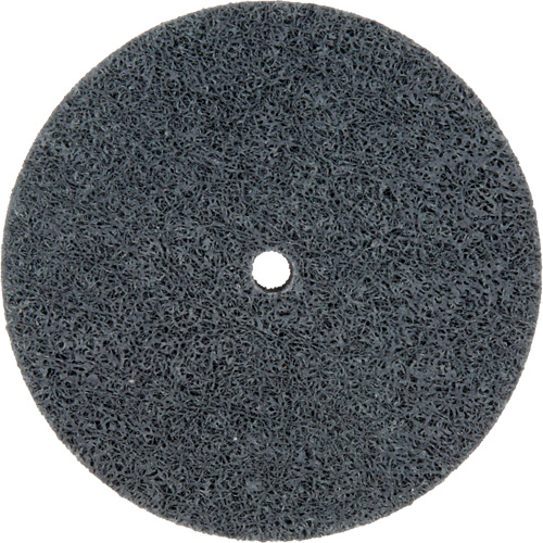 Meule homog&egrave;ne &agrave; faible densit&eacute; de s&eacute;rie 500 Standard Abrasives, 3" x 1/2", Arbre de 1/4", Grain de Fin, Carbure de silicium NTL Industrial